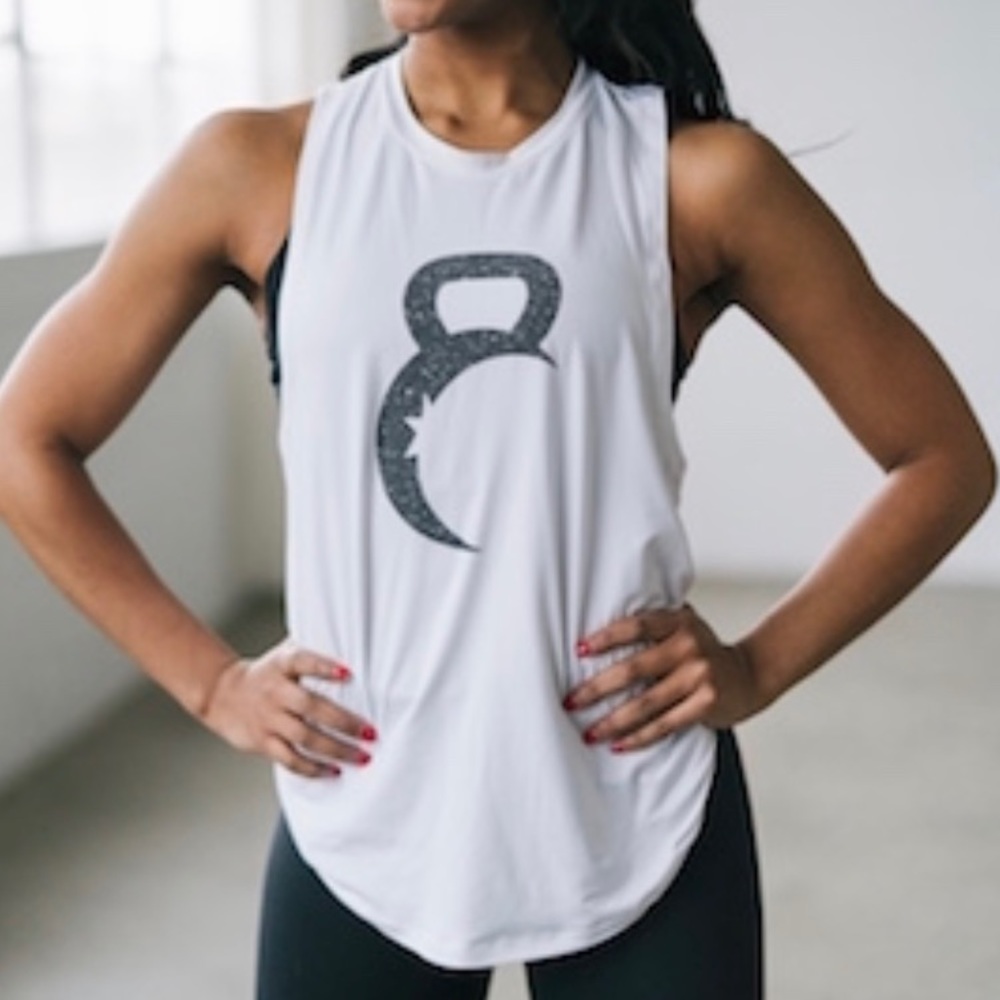 Zyia White Kettle Moon Tank